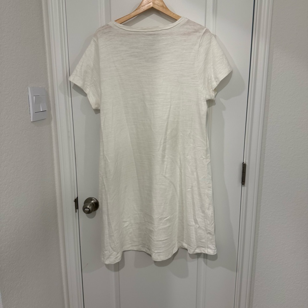 Soft Surroundings Ivory-Soft White Tunic Dress 100% Cotton Size XLP - Picture 2 of 5